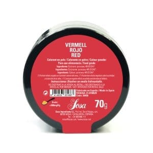 Синтетична прахообразна водоразтворима боя цвят - червен