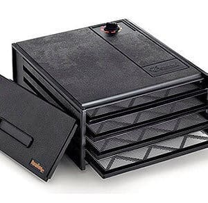 Excalibur 4400 - дехидратор с 4 тавички без таймер (черен)