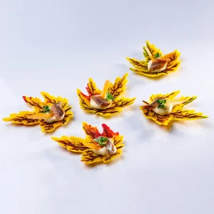 Комплект вафлени кленови листа 